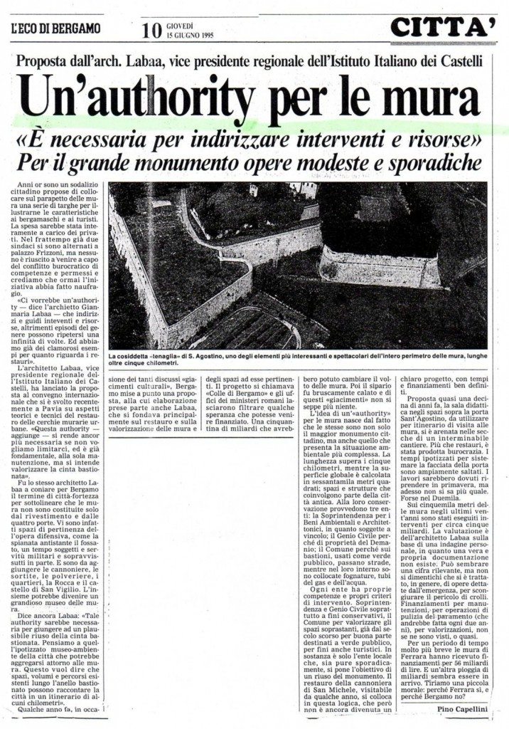 19950615 proposta Authority mura