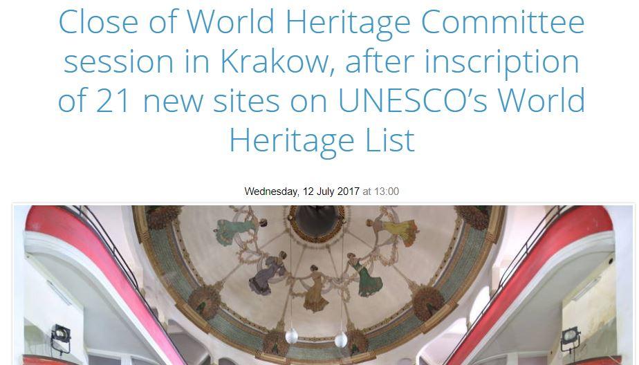 Unesco sito - cracovia 2017