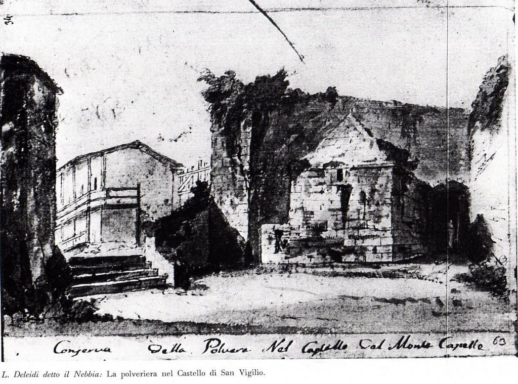 Polveriera Castello S.Vigilio - Deleidi 1820