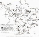 chiese e monasteri del 1600 - mappa L.Angelini 1952