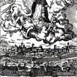 1645ca Bergamo protetta da S.Vincenzo - dipinto Deretti